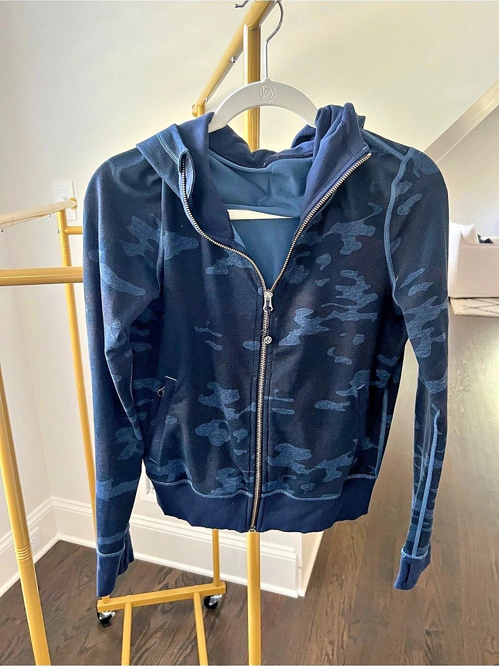 lululemon Full-Zip Hoodie Camo Jacket Women's 4